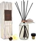 Reed Diffuser Set - Smoked Vanilla Scented Diffuser with Sticks | Home Fragrance Reed Diffuser for Bedroom, Bathroom Shelf Décor - Made in the USA