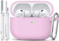 for AirPods Pro 3 Case 2025,Come with Cleaner Kit,Light Lilac | Silicone Protective Cover for Airpod Pro 3rd Generation Case with Keychain,for Women Men,One-Piece Design,Shockproof