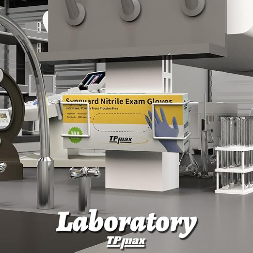 L Size Gloves Box Holder Glovesbox Wire Rack Dispenser for Gloves,Tissues Paper Towels Organizer - Mounting Accessories Included - Holds 1 Box - Perfect for Lab, Food Service and Home