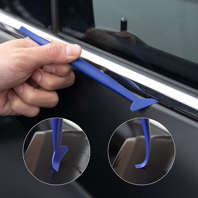 Window Tint Kit, Professional Car Wrap Kit | 14-in-1 Felt, Includes Felt Squeegees, Micro Squeegee, Vinyl Cutter, Craft Knife with Blades, Felt Replacements