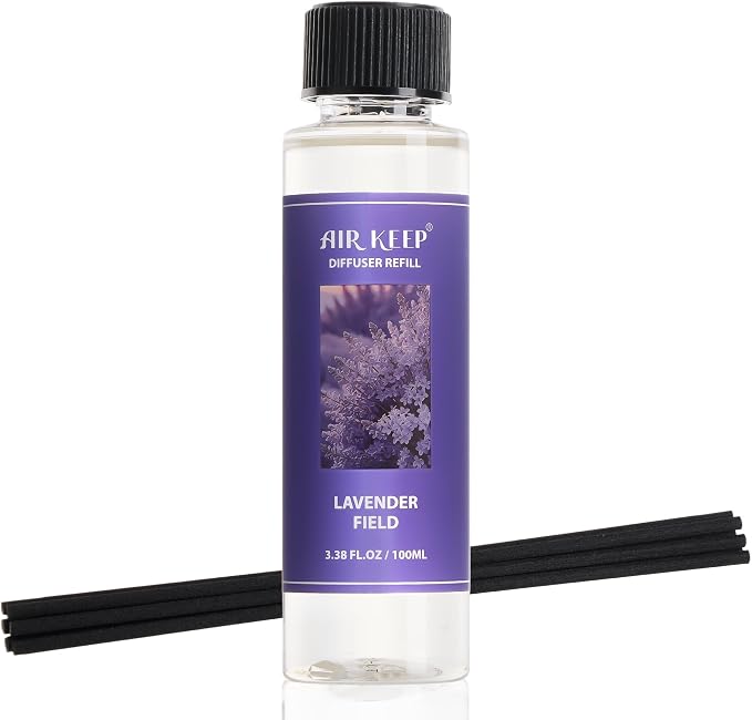 Reed Diffuser Oil Refill/Lavender Field/3.38 oz / 1 Pack/Air Freshener & Aromatherapy Essential Oil Blend for Home Fragrance – Scented Refill Oil for Bathroom, Bedroom & Home Decor