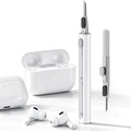Hyashee Cleaner Kit for AirPods Pro 3/2/1, 3-in-1 Earbud Cleaning Pen with Metal Tip, Soft Brush & Flocking Sponge, Cleaning Tool for Wireless Earbuds, Charging Case, Phone, Keyboard & Electronics