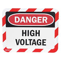 Sign Holder, Adhesive, High Voltage, PK2