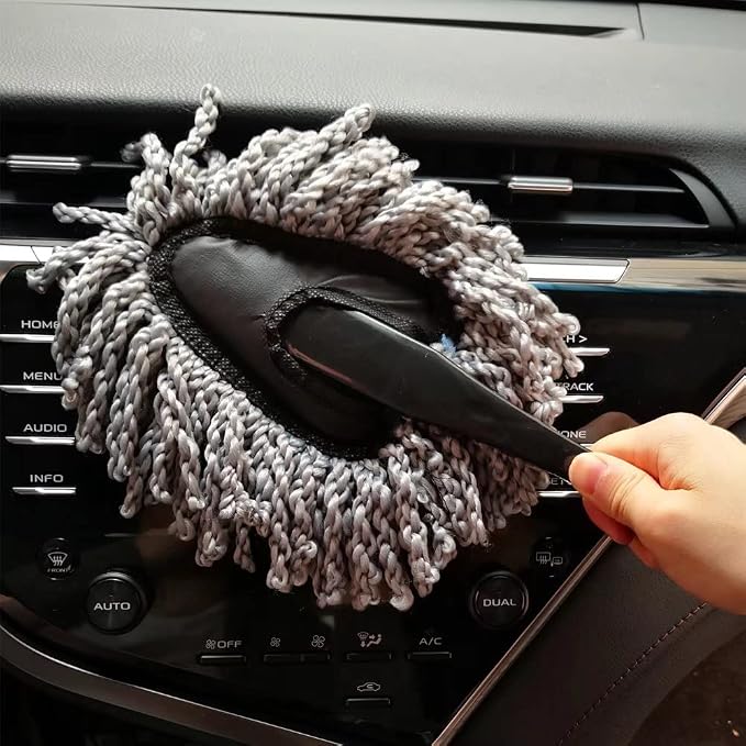 IPELY 3 Pack Large Microfiber Car Duster Exterior Scratch Free with Extendable, Car Duster Interior Multipurpose dust Cleaning