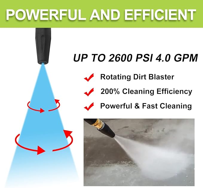 Bear Force Replacement Spray Gun with Extension Wand & M22-15 Connector, Compatible with Some of Ryobi, Greenworks, Craftsman, Kar-cher, Westinghouse, LWQ Electric Pressure Washer Max 1900 PSI