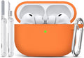 for AirPods Pro 3 Case 2025,Come with Cleaner Kit,Orange | Silicone Protective Cover for Airpod Pro 3rd Generation Case with Keychain,for Women Men,One-Piece Design,Shockproof