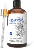 HIQILI Cedarwood Essential Oil for Hair, Skin & Diffuser | Ideal for daily aromatherapy use – 30mL / 1.01 fl.oz
