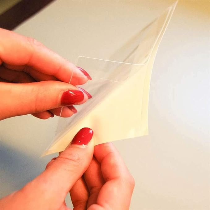 Tarifold Self-Adhesive Photo Pockets, 4 Inches x 6 Inches, Clear, 100 Pack | 100 clear polypropylene pockets, 4 inches x 6 inches, self-adhesive backing, protects photos and cards, top-loading