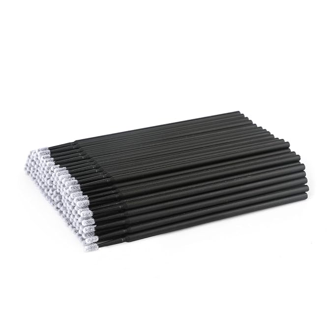 G2PLUS Micro Cotton Swabs 500PCS Disposable Eyelash Extension Applicators | Fine pointed tips for precise lash adhesive application, makeup correction, brow tinting, lip detailing and nail art cleanup