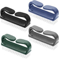 Larbois Handle Grip Nail Brush, Hand Fingernail Brush Cleaner Scrubbing Kit Pedicure for Toes and Nails Men Women