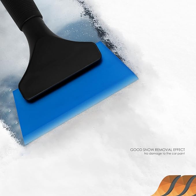 EHDIS Small Squeegee 5 inch Rubber Window Tint Windshield Scraper for Car,Glass, Mirror, Shower, Door,Bathroom Cleaning(Blue)