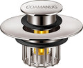 COAMANUG Bathtub Stopper | Pop-up Tub Stopper with Strainer, Shower Drain Hair Catcher | Bathroom Drain Plug | Drain Protector for 1-1/2 to 1-3/4" Bath Drain Hole