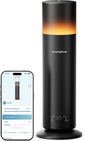 Waterless Essential Oil Diffuser with App Control for Home, Black | Up to 1100 sq ft Coverage, Cold Air, Nightlight, 120mL, Smart Schedules, Scent Air Machine for Home & Commercial Spaces