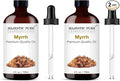 Majestic Pure Essential Oil with Glass Dropper - 100% Pure and Natural - Essential Oils for Diffuser, Aromatherapy, Soap and Candle Making, Myrrh Essential Oil, Myrrh Oil, 4 Fl Oz (Pack of 2)