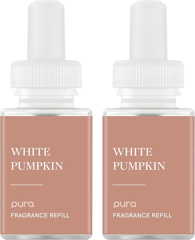 Pura Smart Home Scent Refill - Long-Lasting Premium Fragrance per Refill - Clean Diffuser Fragrance for Home, Office & Apartment - 2 Pack, White Pumpkin