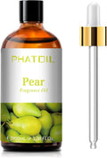 PHATOIL Pear Fragrance Oil for Diffuser Aromatherapy 3.38FL.OZ | Long Lasting Scented Oils For Humidifier, Air Freshener, DIY Soap Candle, Scent Project Making, Aroma Oil for Home Freshening