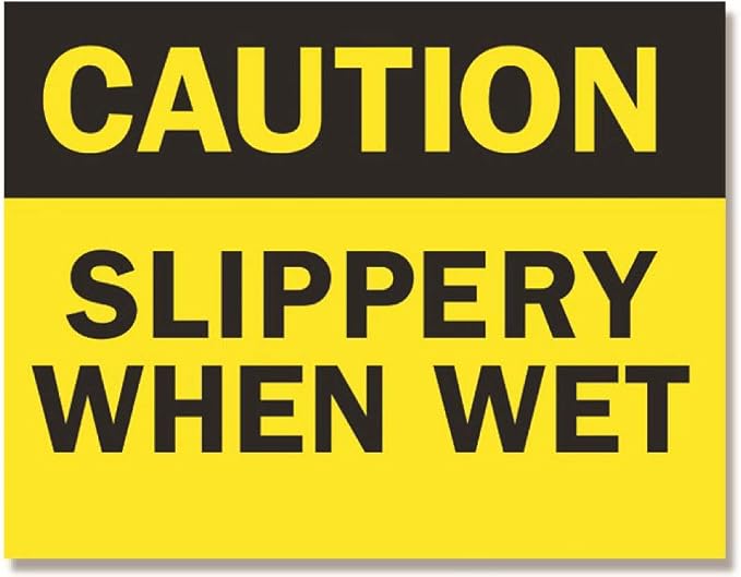 Tarifold A3 Safety Sign Inserts, 6 Messages, Waterproof, 36 Pack | Includes 36 tear-resistant waterproof signs, 6 each of 6 safety messages, for indoor or outdoor display