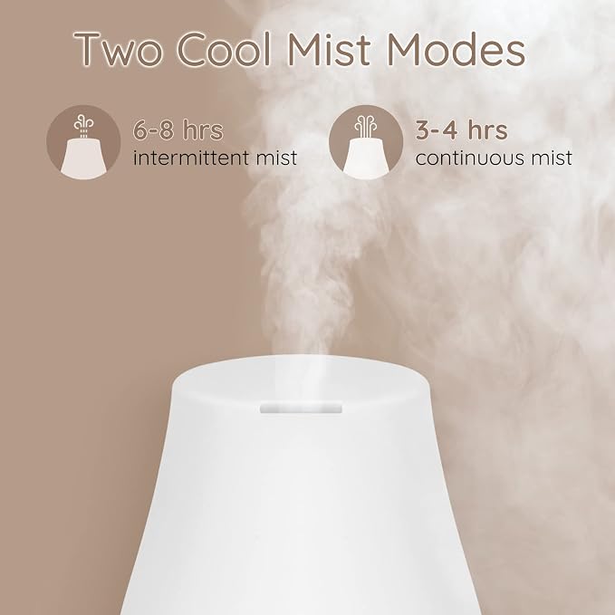 Homeweeks Essential Oil Diffuser for Room 100 ML 1 Pack | Aromatherapy Scent Diffuser Adjustable Mist Mode, Cool Mist, Auto Off Ultrasonic Aroma Fragrance Diffuser for Bedroom Office