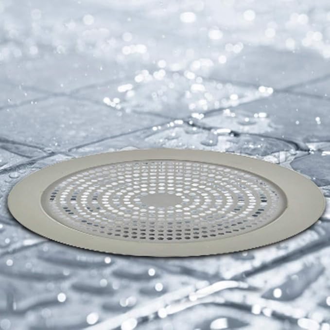 Danco 11040P Bathroom Sink Hair Catcher, Bathtub Drain Protector, Sink and Tub Strainer, 2-Pack