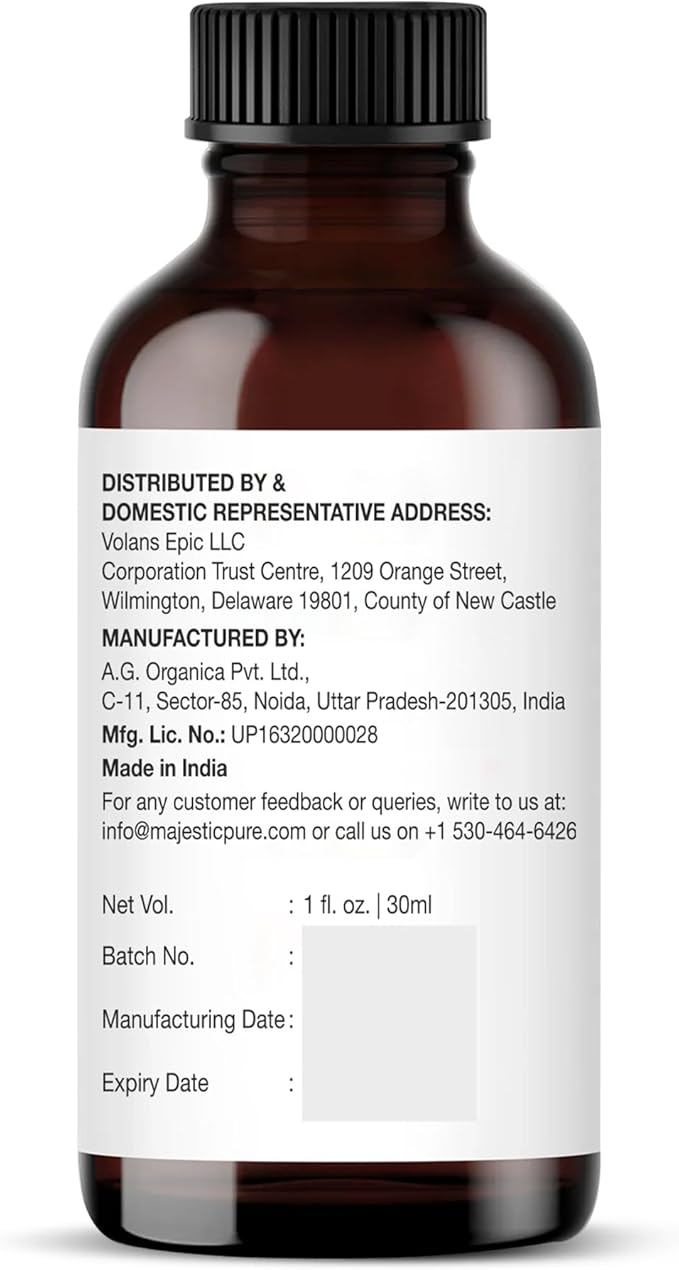 Majestic Pure Geranium Essential Oil for Diffuser - 1 Fl Oz | 100% Natural Essentials Oils Ideal for Relaxing Tense Mood, Eliminating Odor, Creating Peaceful Atmosphere for Sleep & Work