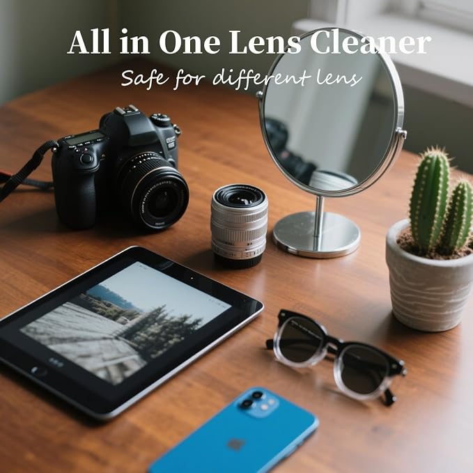 Screen Cleaner Spray and Wipes, 4-Pack Cleaning Kit for Electronic Screens - Compatible with MacBook, iPhone, PC, Laptop, Monitor, Phone, Tablet, TV, Car Display and Eyeglasses Lens