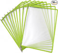 Tarifold Replacement Pivoting Pockets, Letter Size, 10 Pack | 10 non-glare wire-reinforced PVC pockets hold 20 letter-size sheets, snap-on index tabs included, top-loading