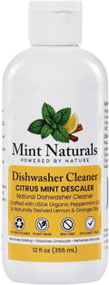 Natural Diswasher Cleaner & Deodorizer - 12oz | Made in USA with USDA Organic Peppermint Oil by Mint Naturals