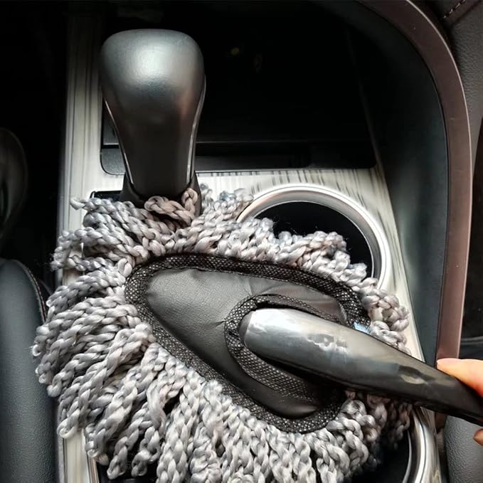 IPELY Super Soft Microfiber Car Dash Duster Brush for Car Cleaning Home Kitchen Computer Cleaning Brush Dusting Tool