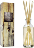 Reed Diffuser Set, Winter Birch - Bathroom Shelf Décor | Birch Wood & Balsam Scented Oil with Bamboo Reed Sticks, Great Holiday Home Fragrance Air Freshener for the Living Room