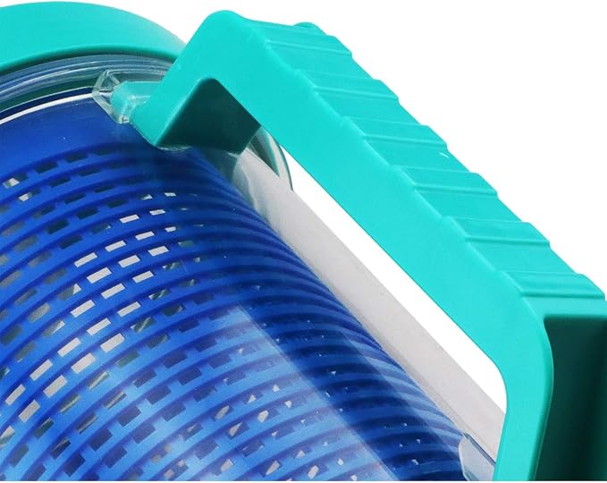 Pool Leaf Catcher Canister, in-line Leaf Canister for Pool Spa Cleaner, with Mesh Basket &Skimmer Socks,Fits Suction Manual & Automatic Pool Cleaners