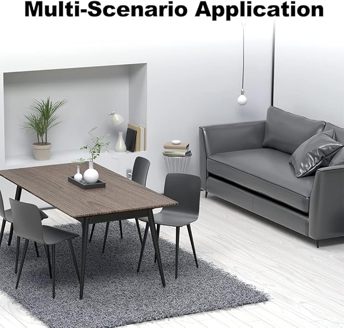 8PCS 16 Inch Matte Black Tapered Angled Legs for Furniture, Metal Mid Century Mordern Feet, Heavy Duty Slanted Stand Legs Kit for Couch, Coffee Table, Desk, Dresser, Sofa, Chair