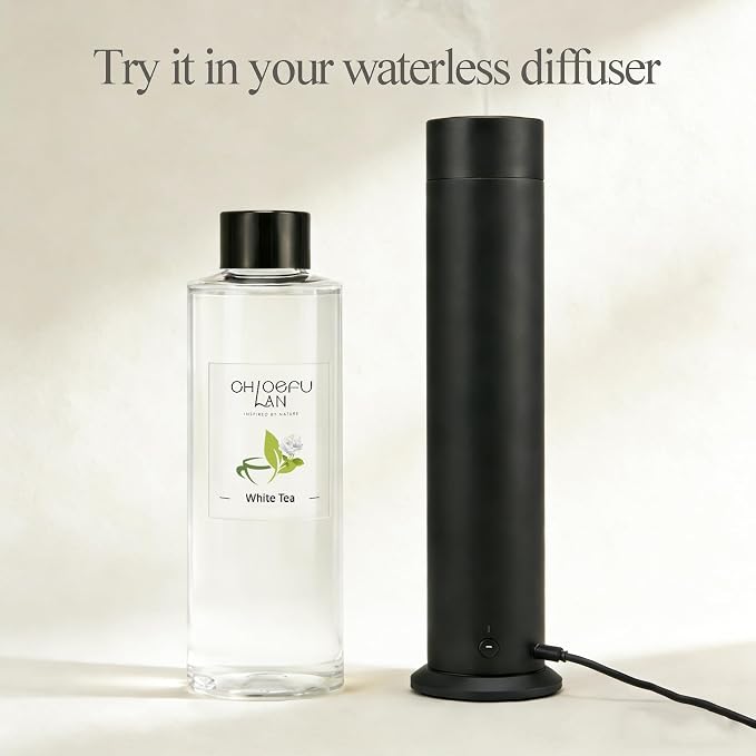 Chloefu Lan Reéd Diffuser Refill, The White Tea Hotel Scent, 6.76 fl oz | Luxury Essential Scented Oil Inspired by Westin for Home & Office, Oils for Ultrasonic Machine, Room Spray, Non-Toxic