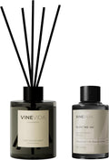 VINEVIDA | Jasmine | Reed Diffuser for Home & Bathroom | Long-Lasting Scent Sticks Set | Oil Stick Diffuser | Bathroom Scent