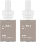 Pura Home Scent Refill - Smart Home Air Diffuser - Hours of Luxury Fragrance per Refill - Clean & Safe Pura Diffuser Refills - Vanilla Sky (2 Pack)