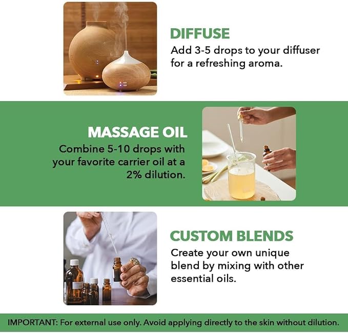 Majestic Pure Tea Tree Essential Oil for Diffuser - 4 Fl Oz | 100% Natural Tea Tree Oil for Hair, Skin Care, Carrier Oil Blend, Aromatherapy & DIY Soap Making Scent