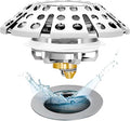 Anlige Bathtub Drain Stopper, Pop Up Tub Stopper with Hair Catcher, Bathtub Plug and Cover with Strainer, Universal for 1.5 to 1.8in Tub Drain
