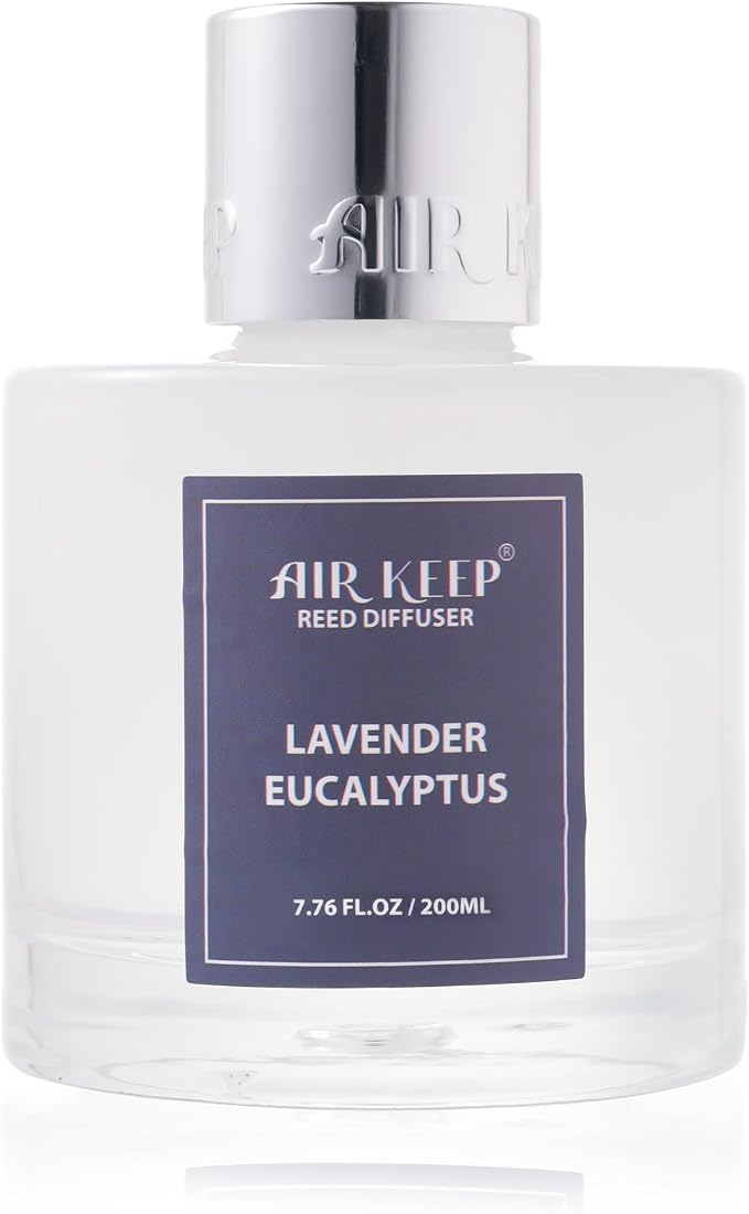Reed Diffuser Set/Lavender Eucalyptus/6.76 fl oz(200ml)/1 Pack/Home & Office Decor Aromatherapy Diffuser Oil Gift Set