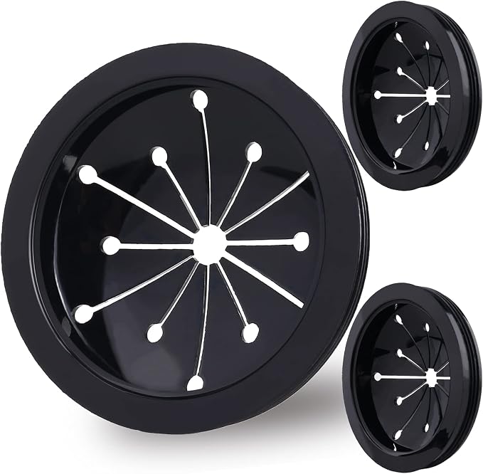 3 Packs Garbage Disposal Splash Guard Sink Baffle, 3-1/8 Inch Food Waste Disposer Accessories, Suitable for Waste King, Whirlaway and GE Models