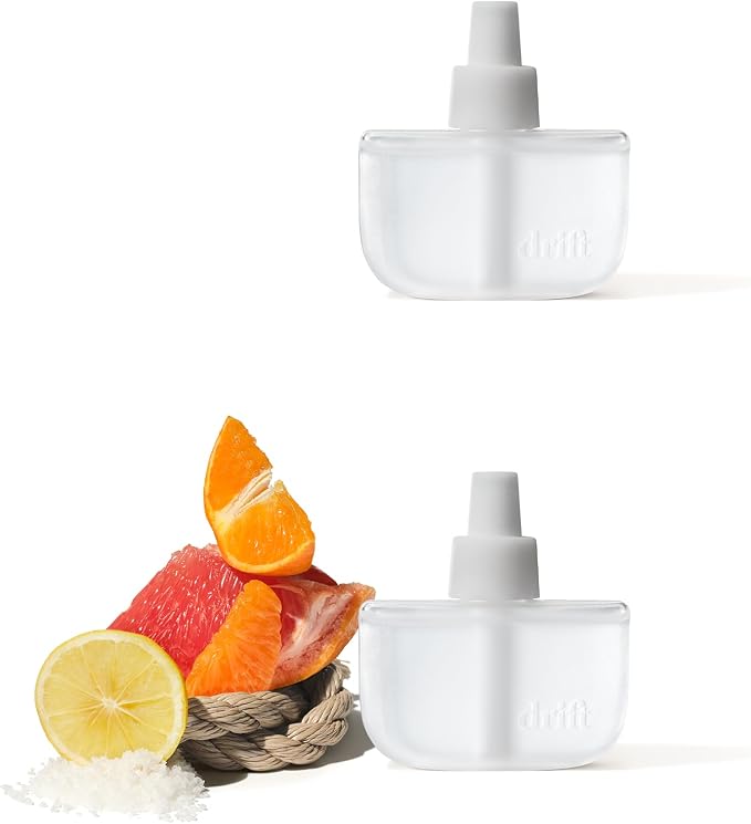 Drift Home Scent Diffuser Refills – Ocean Mist (2 Pack) - Long-Lasting Home Diffuser - Clean Fragrance - Non-Toxic - Pet-Safe - Device Not Included