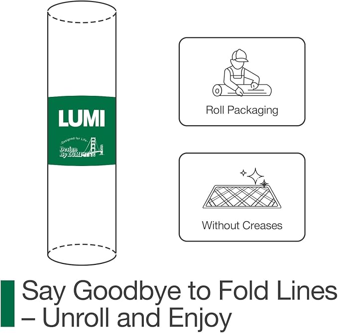 LUMI Indoor Door Mat 17"x30", Ultra Thin Low Profile Non-Slip Doormat for Home Entrance, Absorbent & Stain-Resistant Welcome Mats, Washable Entryway Mat for Front Door, Patio, Porch, Camel