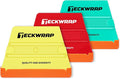 TECKWRAP Felt Squeegee for Vinyl Wrap -Trapezoid Shape (Soft/Medium/Hard) | Pro Car Wrap Tool Kit, 3 Hardness Levels (Yellow Soft/Green Medium/Red Hard), , Premium vinyl Felt Edge squeegee