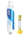 AQUA CREST Hard Water Filter for Hose Car Wash, Reduces Hard Water Spots | Designed for Car Washing, Window & Yard Cleaning, Softens Water, with Flexible Hose Protector