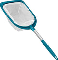 POOLWHALE Hot Tub and Spa Leaf Skimmer Net, Ultra Fine Mesh Bag with Aluminum Pole - Handheld Pool Net for Small Above Ground Pools Efficient Debris Removal