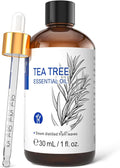 HIQILI Tea Tree Oil for Nail & Skin Care, Strengthens Nails | Soothes Toenail, Cuticle & Feet, Cleanses Face for a Fresh, Mix with Face Wash or Carrier Oil - 30ml/1.01 fl oz