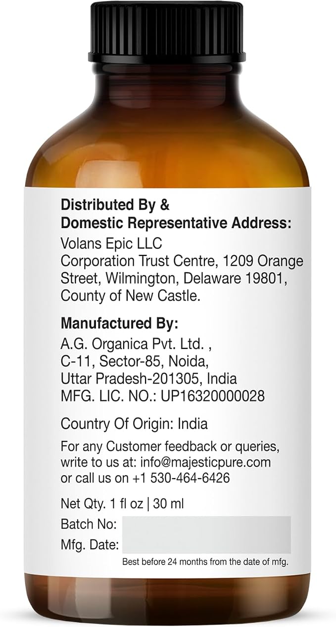 Majestic Pure Helichrysum Essential Oil for Diffuser - 1 fl oz | 100% Pure & Natural Essentials Oils for aromatherapy, massage blends and DIY home fragrance projects and room sprays
