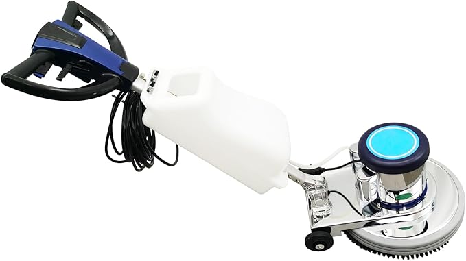 Floor Scrubber Buffer Polisher Commercial Floor Scrubber Machine 18" Tile Floor Cleaning and Polishing Machine 110V 1100W