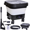 Portable Cordless Washer with 3.4Gal Tank, 580PSI, 7-Level Adjustable Sprayer, 360° Rotating Nozzle, 23FT Hose, 20000mAh Battery, Foldable Design with Wheels for Car, Camping, Garden