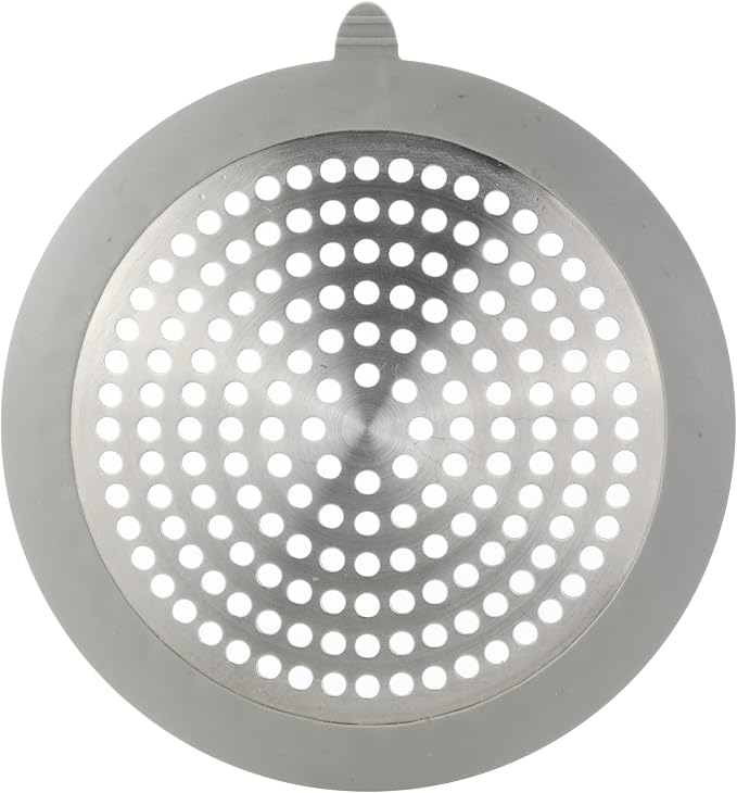Danco 11040P Bathroom Sink Hair Catcher, Bathtub Drain Protector, Sink and Tub Strainer, 2-Pack
