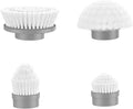 kHelfer Brush Head 4 Pack, 4 Pcs Replacement Brushes forKH8 Serious Spin Scrubber, Cordless Spin Scrubber Power Cleaning Brush for Bathroom Floor
