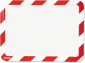 Tarifold Magnetic High-Visibility Insertable Safety Frame - 12.8" x 10.5" x - 2 / Pack - Red, White